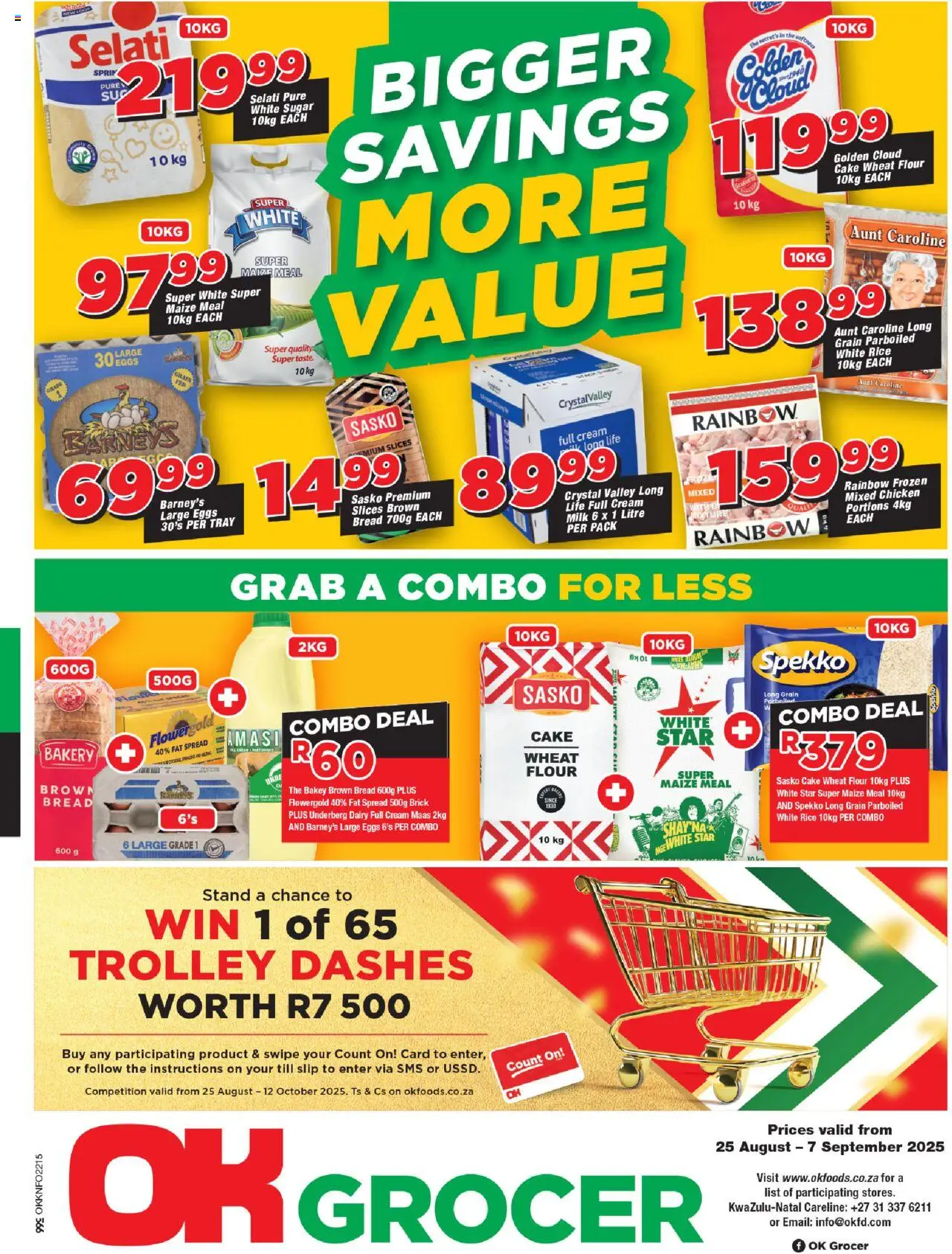 OK Foods KwaZulu-Natal - OK Grocer from 25/08 - 07/09/2025 > Promotions