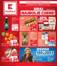 Pregled letka Slavonski Brod trgovine Kaufland vrijedi od 04.02.2026