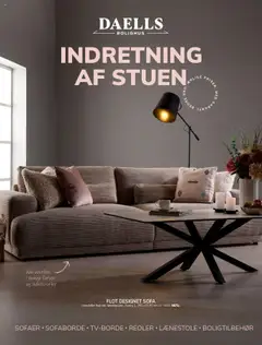 Eksempel på tilbudsavis Indretning af stuen fra butik Daells Bolighus gyldig fra 14/08/2025