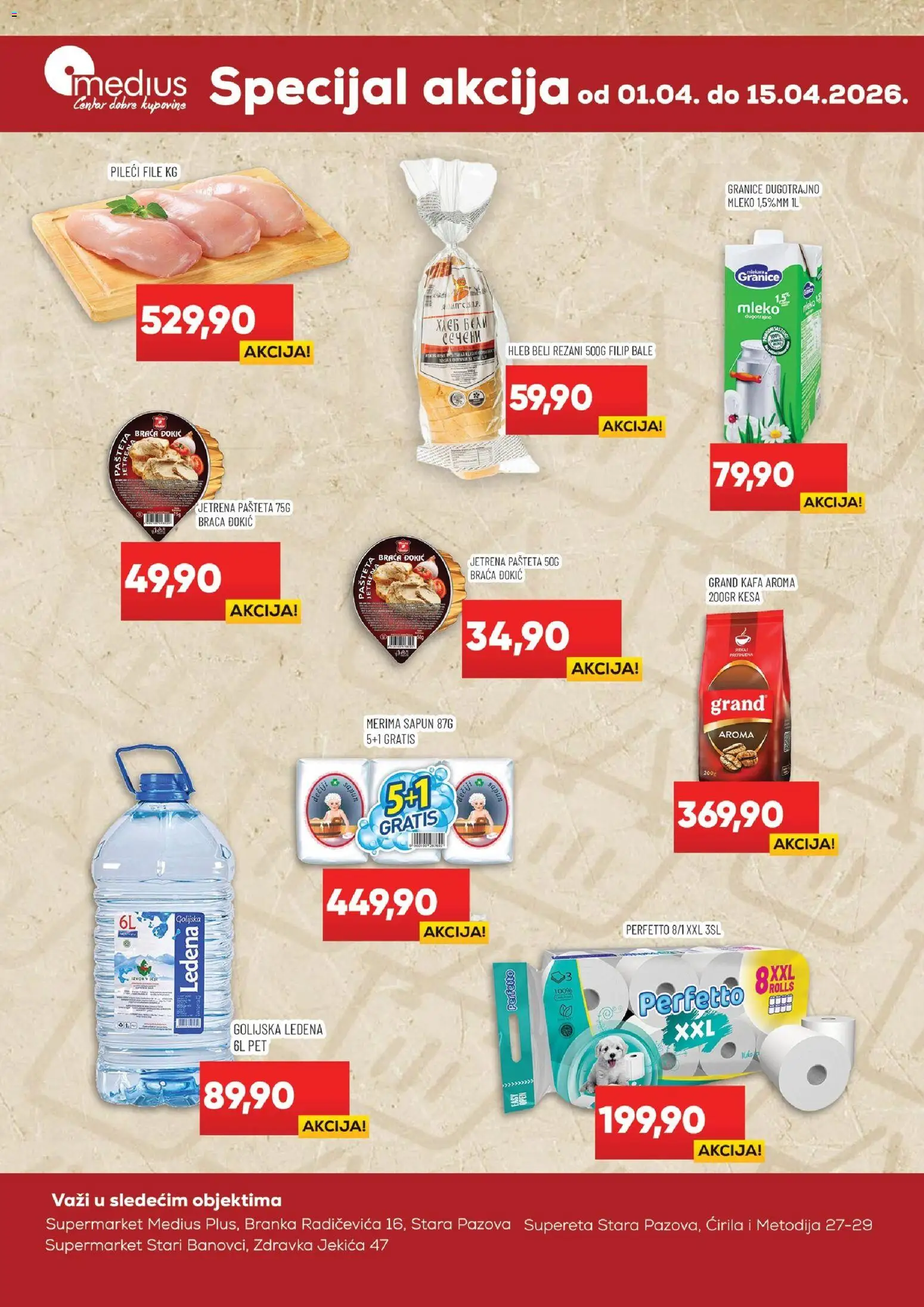 Pregled Medius kataloga - važi od 01.04.2026