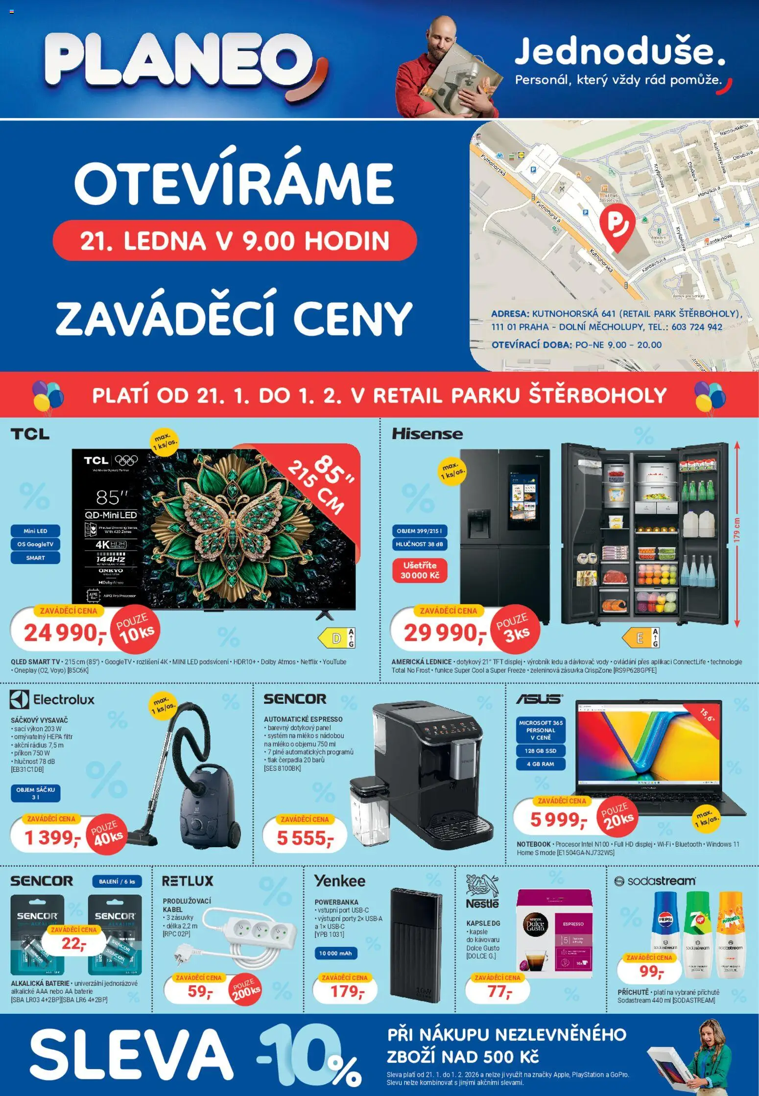 Náhled nabídky: Planeo Elektro Leták platný od 21.01.2026