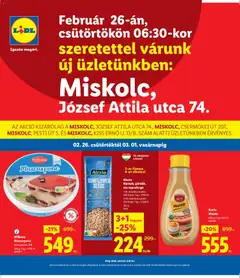 Lidl - Miskolc megtekintése, amely érvényes 2026.02.26.-től