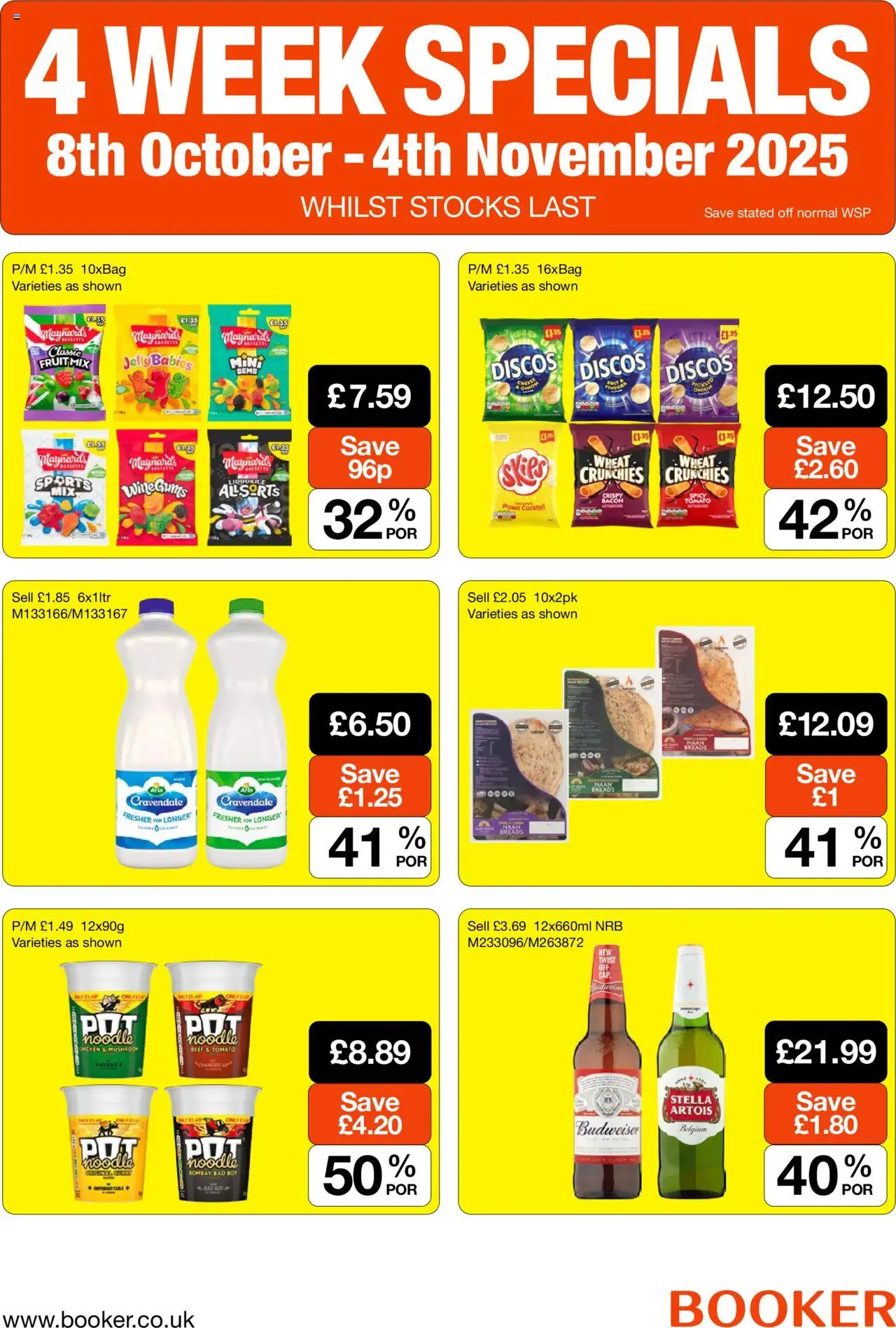 Booker Wholesale shop National Promotions valid from 08/10/2025 - Page number 1