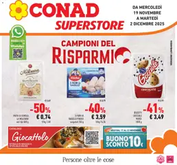 Anteprima dell'opuscolo Volantino Superstore Lombardia dal negozio Conad valido da 19/11/2025