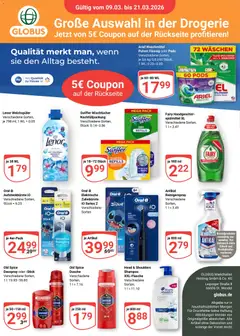 Vorschau von dem Prospekt des Geschäftes Globus, gültig ab dem 09.03.2026