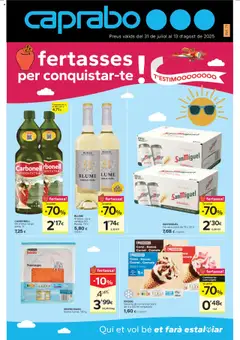 Vista previa del folleto de la tienda Caprabo válido desde el 31/07/2025 