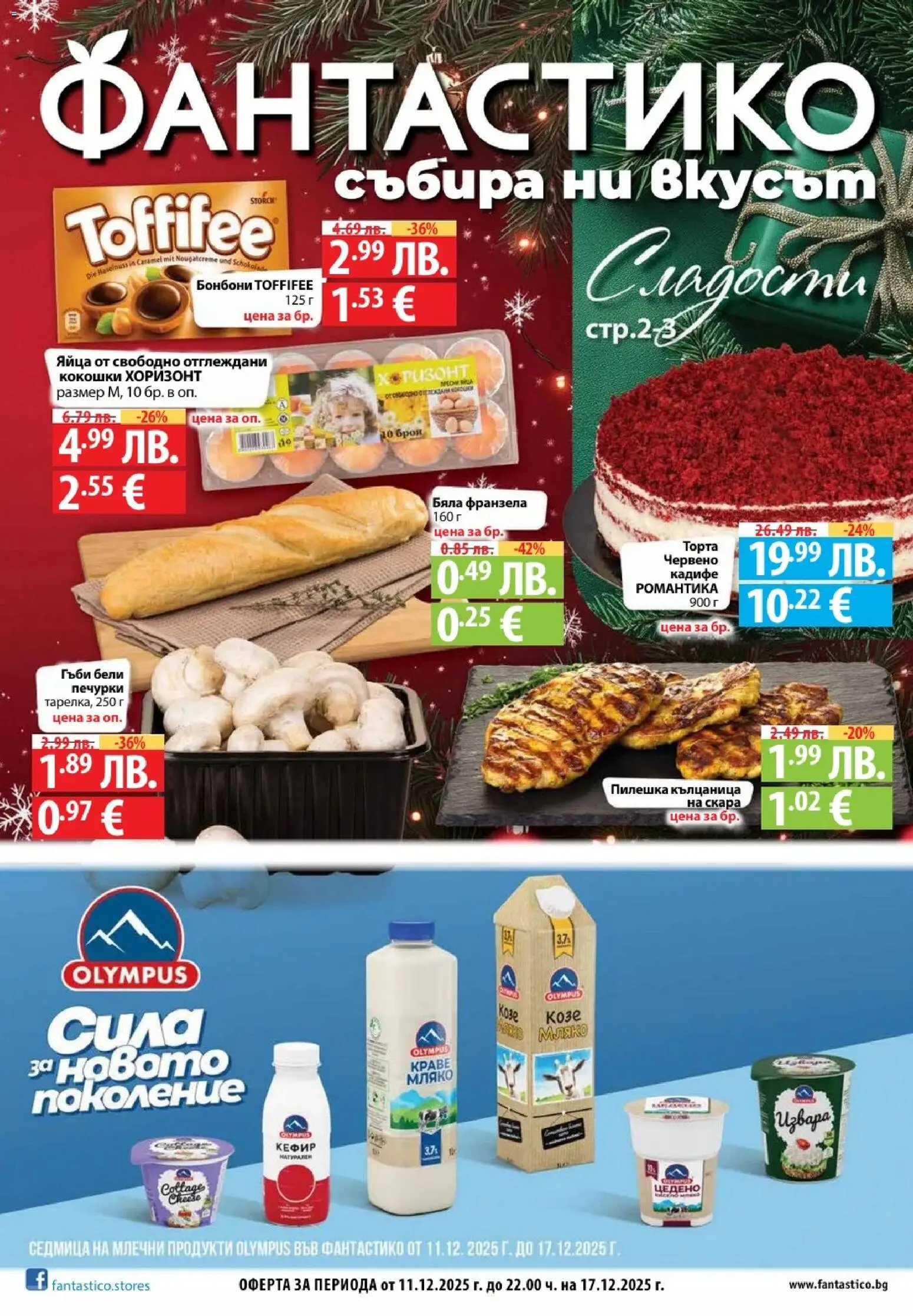 Преглед на Седмична брошура 50 от магазин Фантастико - Офертата е валидна от 11.12.2025