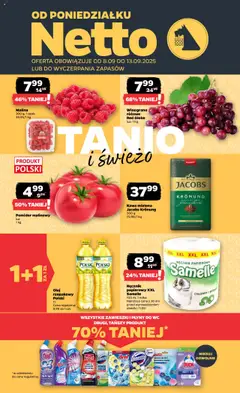 Pogląd gazetki "Gazetka spożywcza" ze sklepu Netto ważnej od 08.09.2025