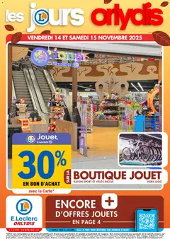 Prévisualisation de 2 jours fous du magasin E.Leclerc formulaire valide 14/11/2025