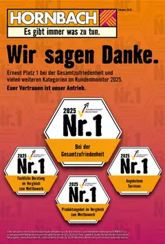 Vorschau von dem Prospekt des Geschäftes Hornbach, gültig ab dem 04.10.2025