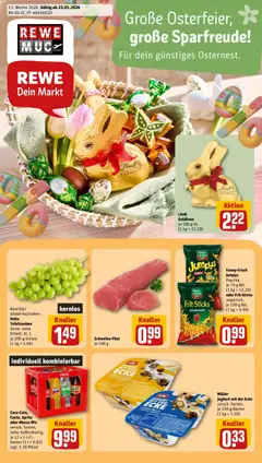 Vorschau von dem Prospekt des Geschäftes Rewe, gültig ab dem 23.03.2026