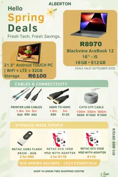 Preview of Matrix Warehouse flyer valid from 01/09/2025