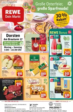 Vorschau von dem Prospekt des Geschäftes Rewe, gültig ab dem 30.03.2026