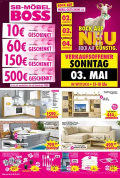 Vorschau von dem Prospekt des Geschäftes SB Möbel Boss, gültig ab dem 01.05.2026