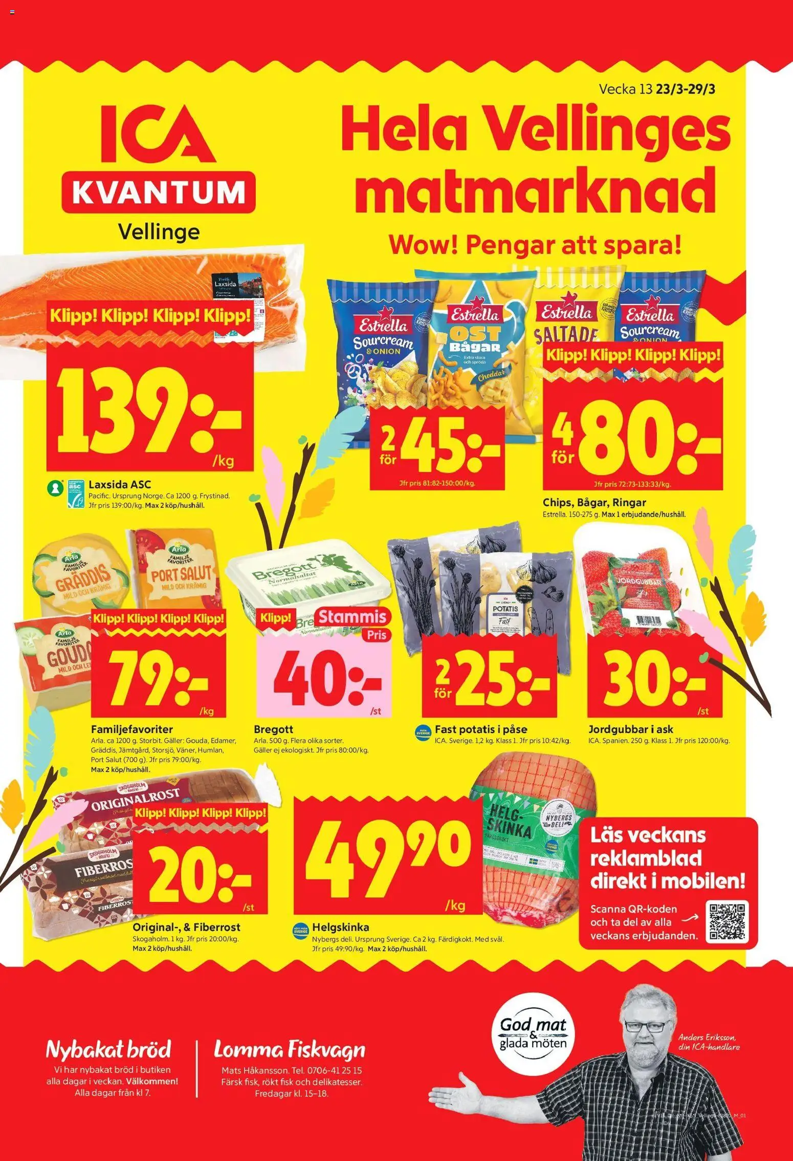 Förhandsgranska reklamblad Vellinge från butik ICA Kvantum gäller från 23/03/2026