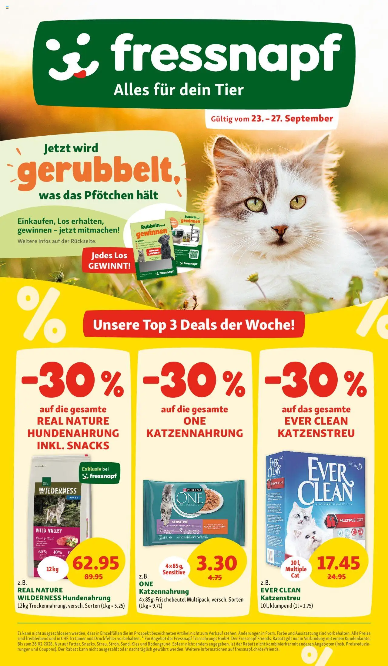 Fressnapf Aktionen ab 23.09.2025 - Seitennummer 1