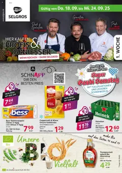 Vorschau von dem Prospekt des Geschäftes Selgros, gültig ab dem 18.09.2025