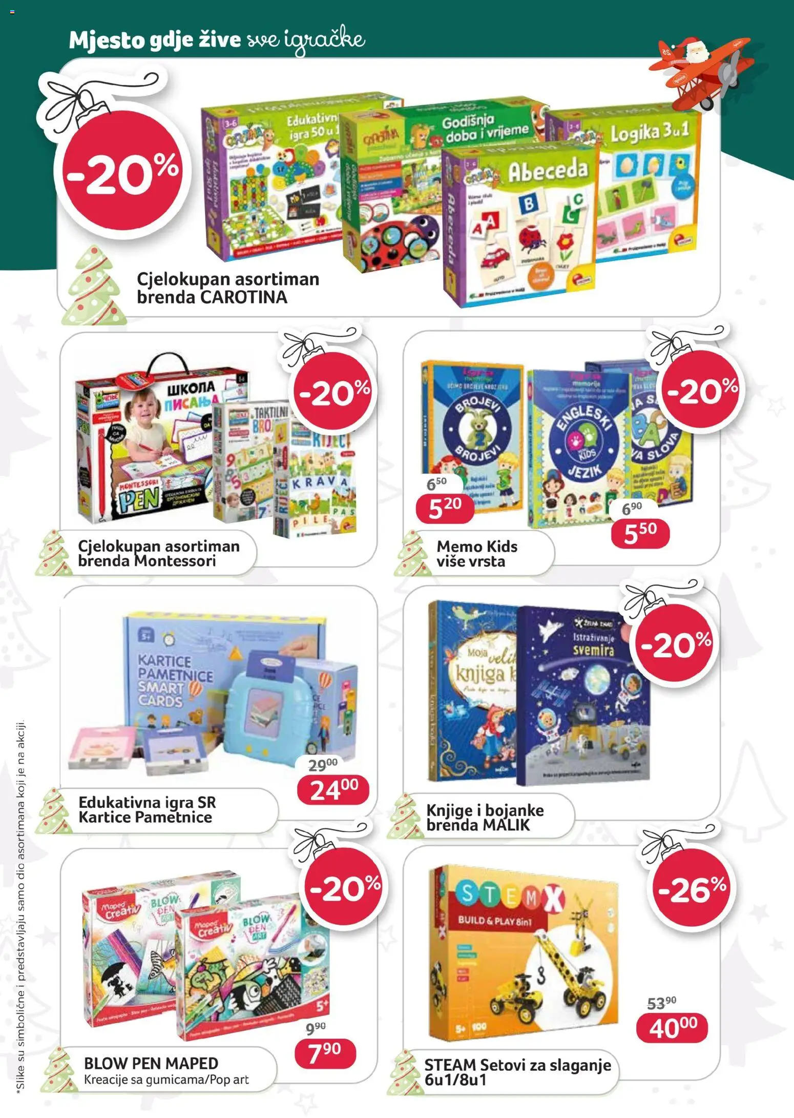 Pregled letka Mjesto gdje žive sve igračke trgovine AKSA vrijedi od 2025.11.15