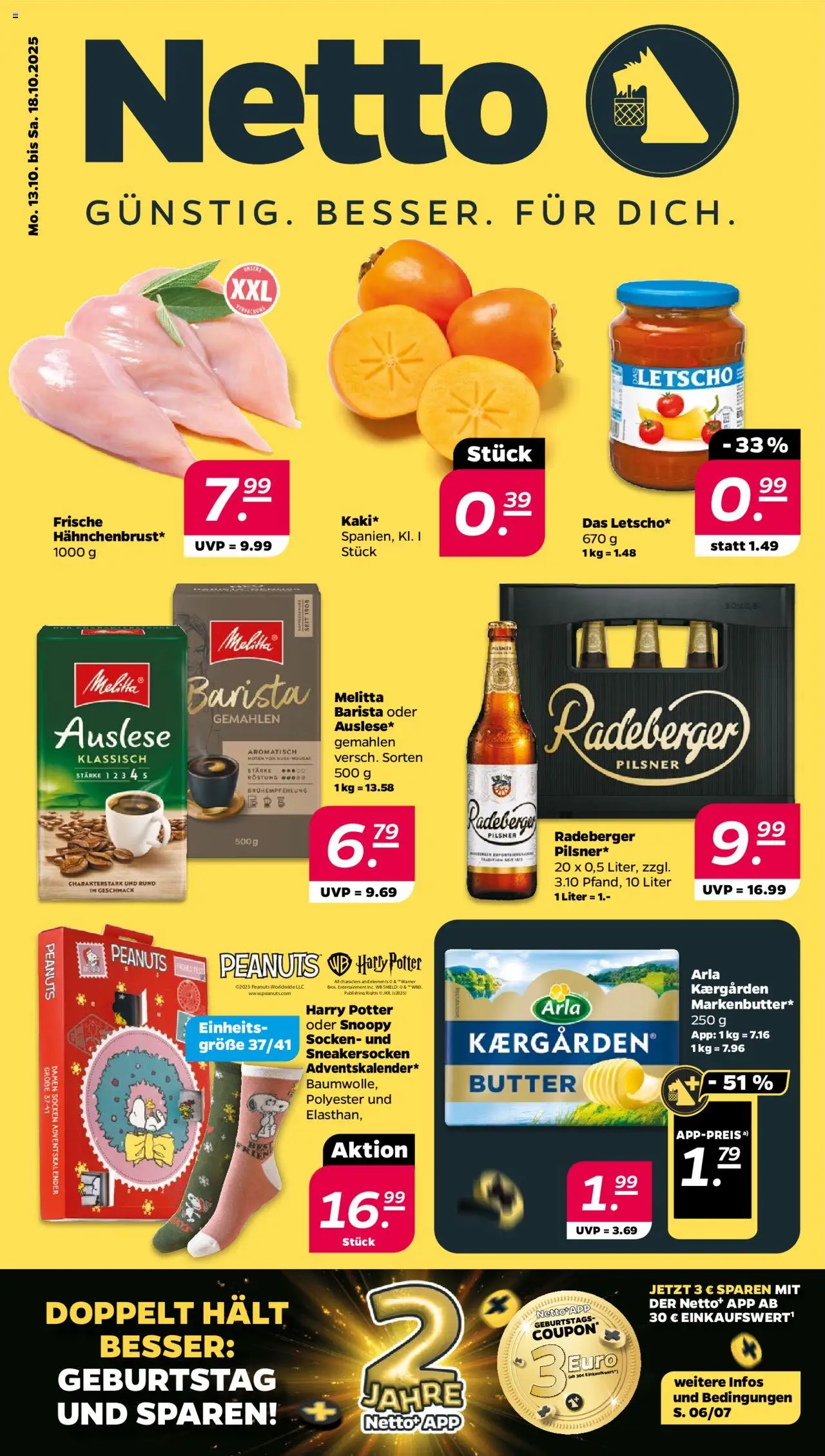 Netto Prospekt ab 13.10.2025 > zum Blättern nächste Woche