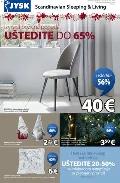 Pregled letka Katalog trgovine JYSK vrijedi od 01.12.2025