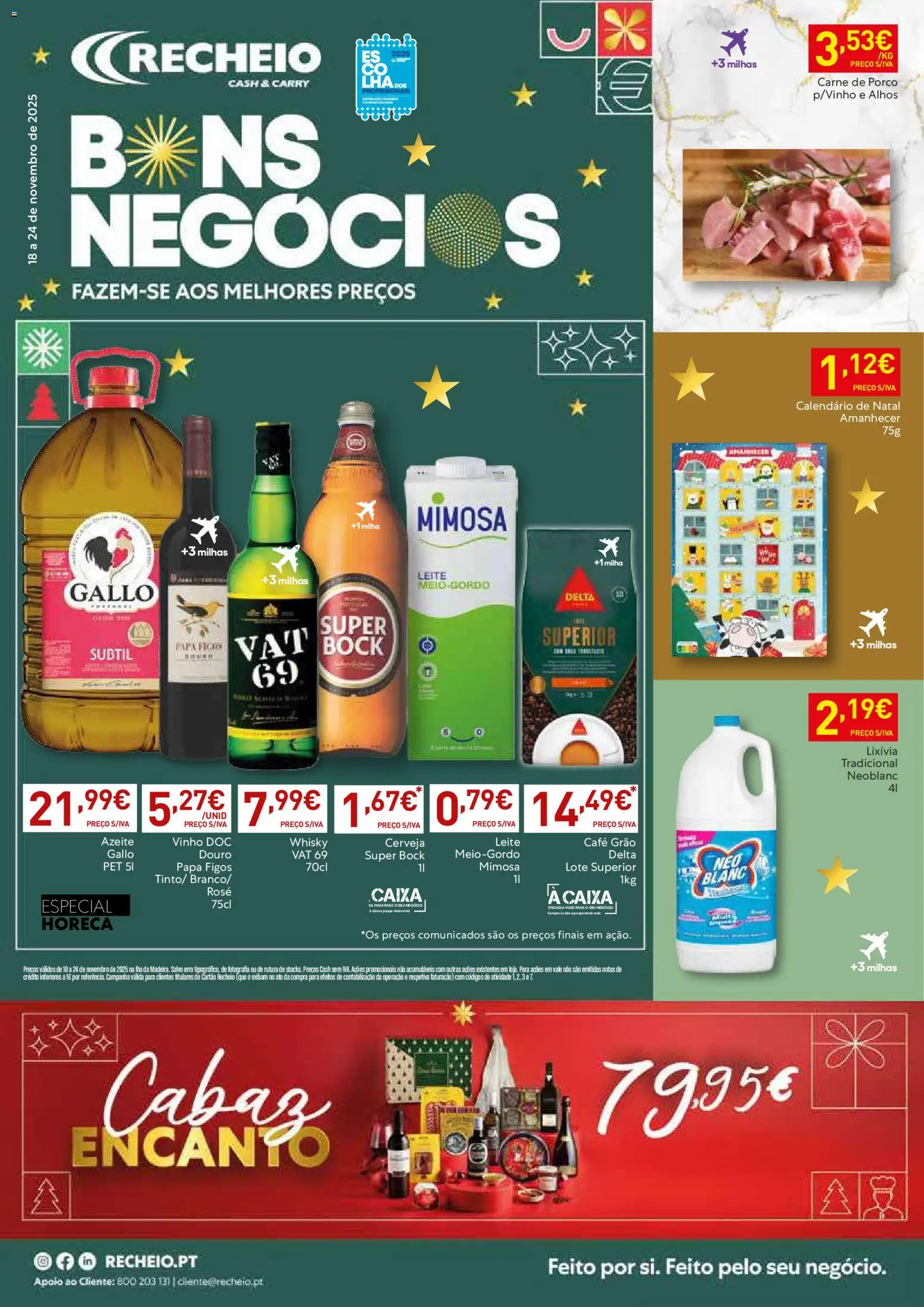 Pré-visualização do folheto da loja Recheio válida a partir de 18/11/2025