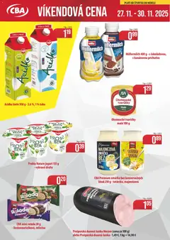 Náhľad CBA Verex letáku platného od 27.11.2025