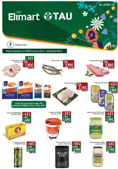 Elimart - TAU parduotuvės leidinio Elimart - TAU leidinys galiojančio nuo 2026.03.02 peržiūra