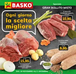 Anteprima dell'opuscolo Volantino Bollito dal negozio Basko valido da 18/11/2025