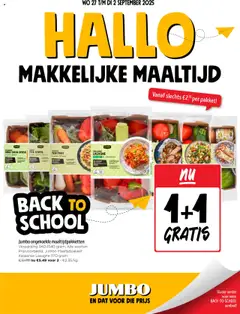 Prévisualisation de Folder / Publicité du magasin JUMBO formulaire valide 27/08/2025