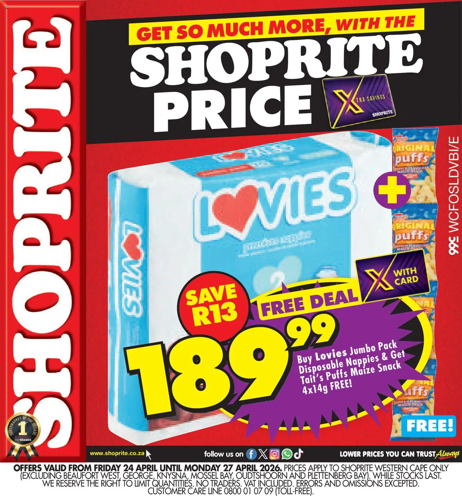 Preview of Shoprite flyer valid from 24/04/2026