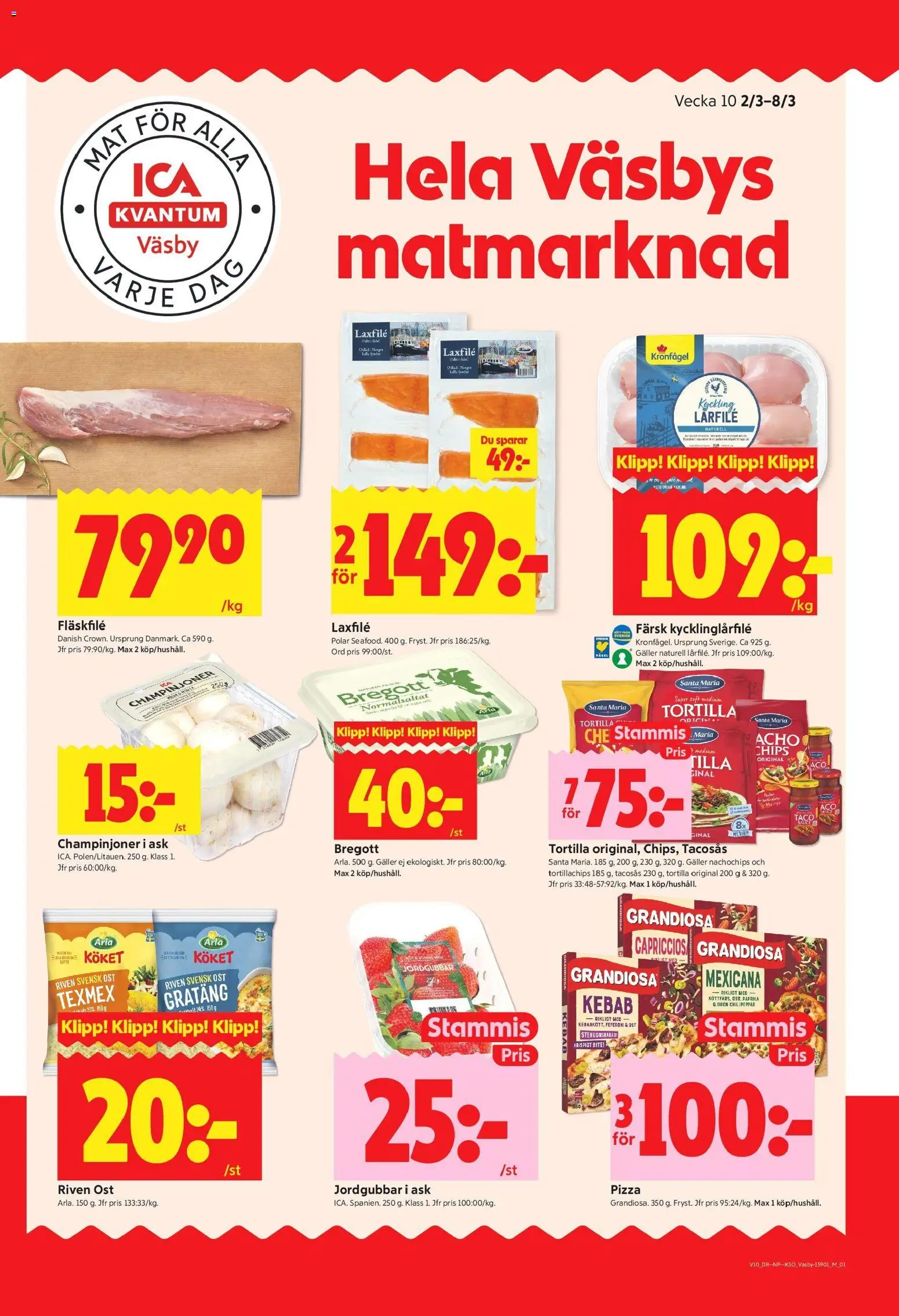Förhandsgranska reklamblad Upplands Väsby från butik ICA Kvantum gäller från 02/03/2026