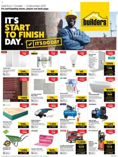 Preview of Builders flyer valid from 07/10/2025