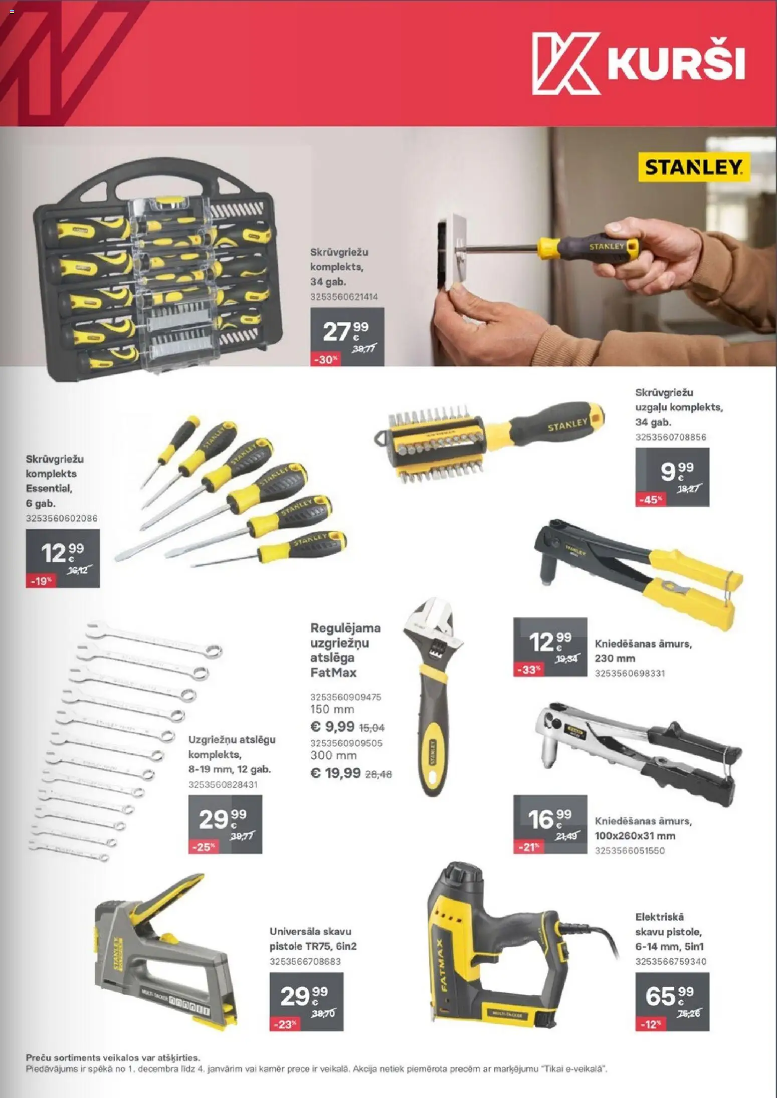 Skatīt Kurši akciju bukletu, derīgs no 2025.12.01