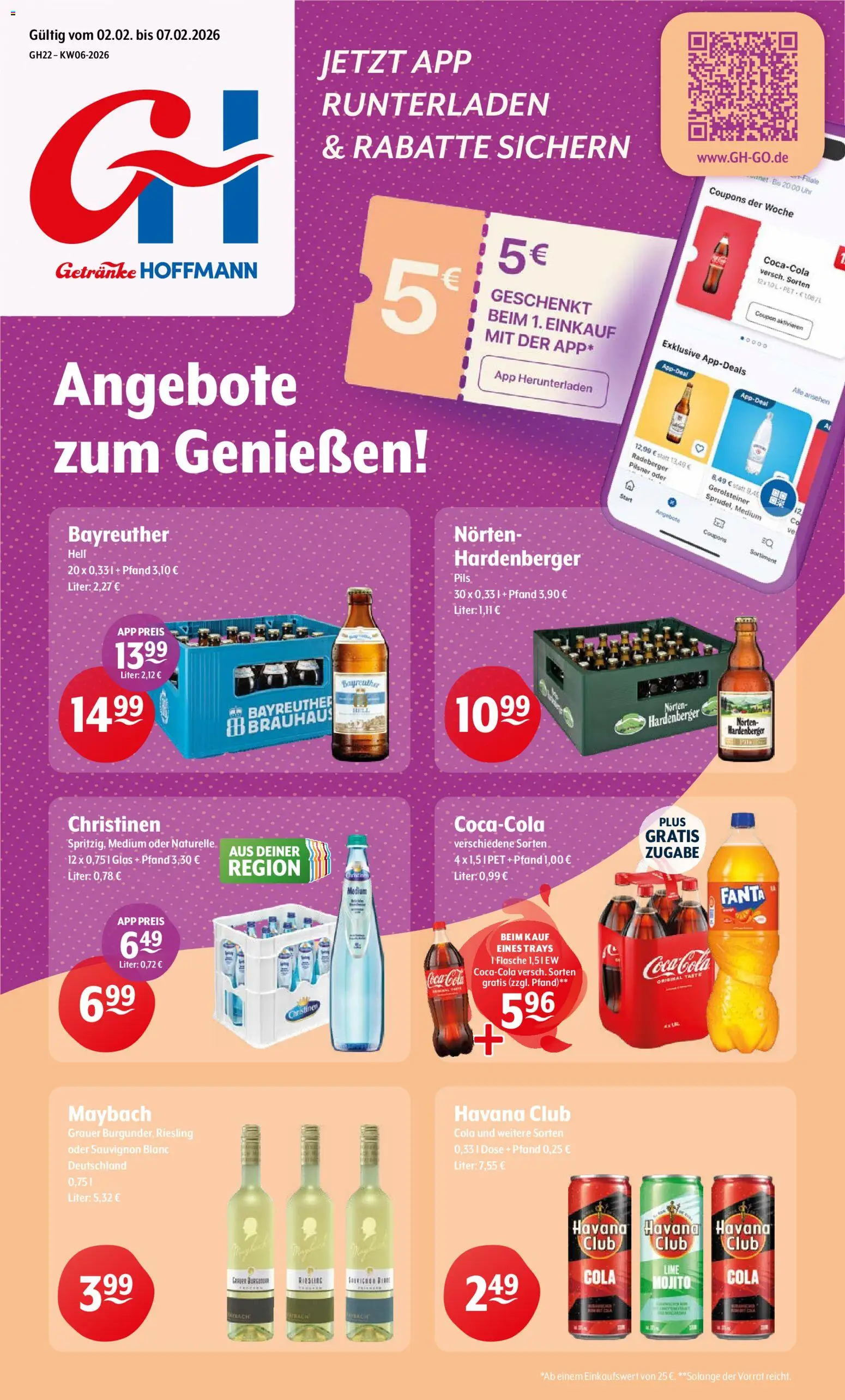 Vorschau von dem Prospekt des Geschäftes Getränke Hoffmann, gültig ab dem 02.02.2026