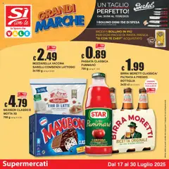 Anteprima dell'opuscolo Attuale volantino dal negozio Sì con Te valido da 17/07/2025