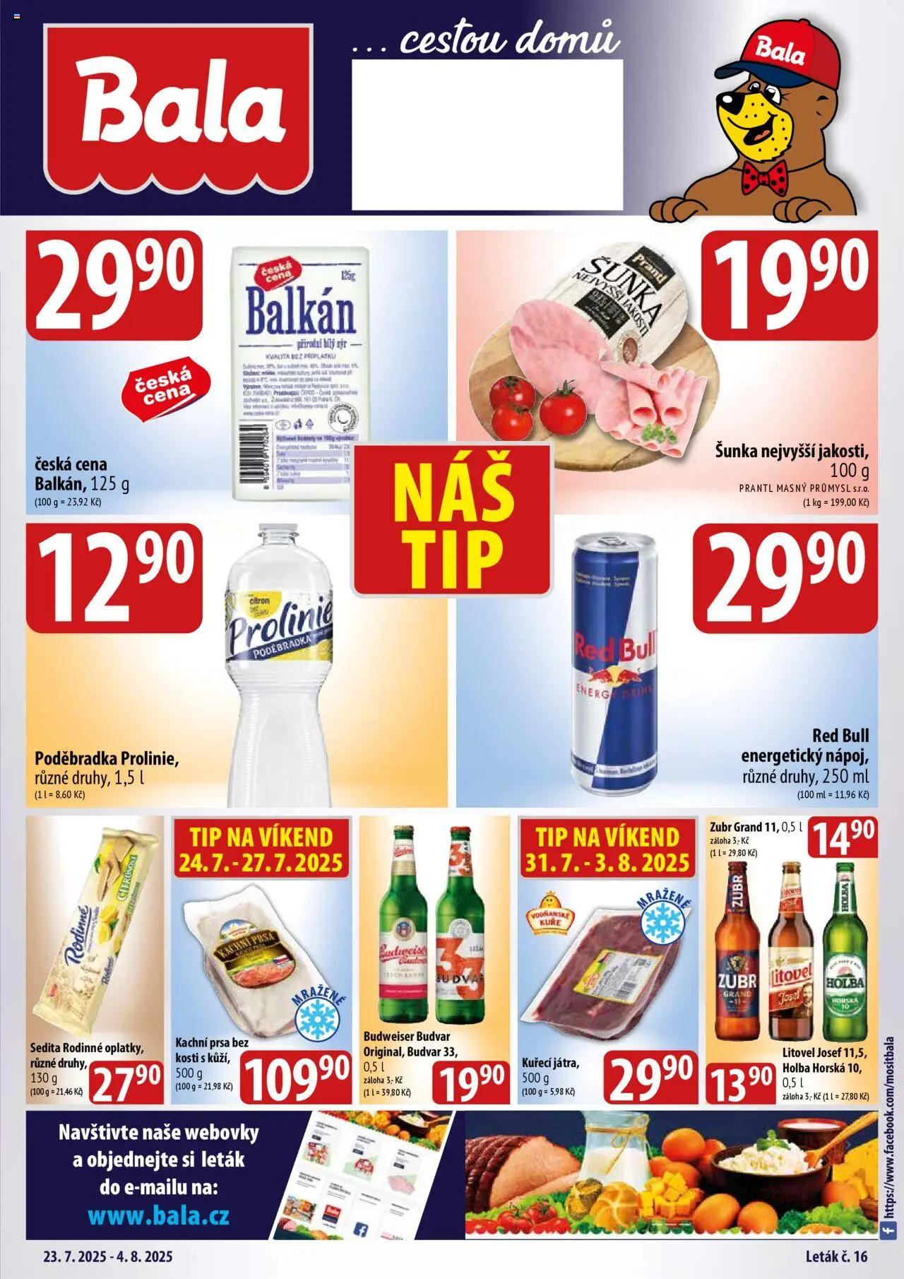  BALA Velký leták Holba + (23.07.2025 - 04.08.2025)