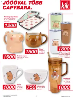 Kik - Akciós újság Kik megtekintése, amely érvényes 2025.10.13.-től | Oldal: 11