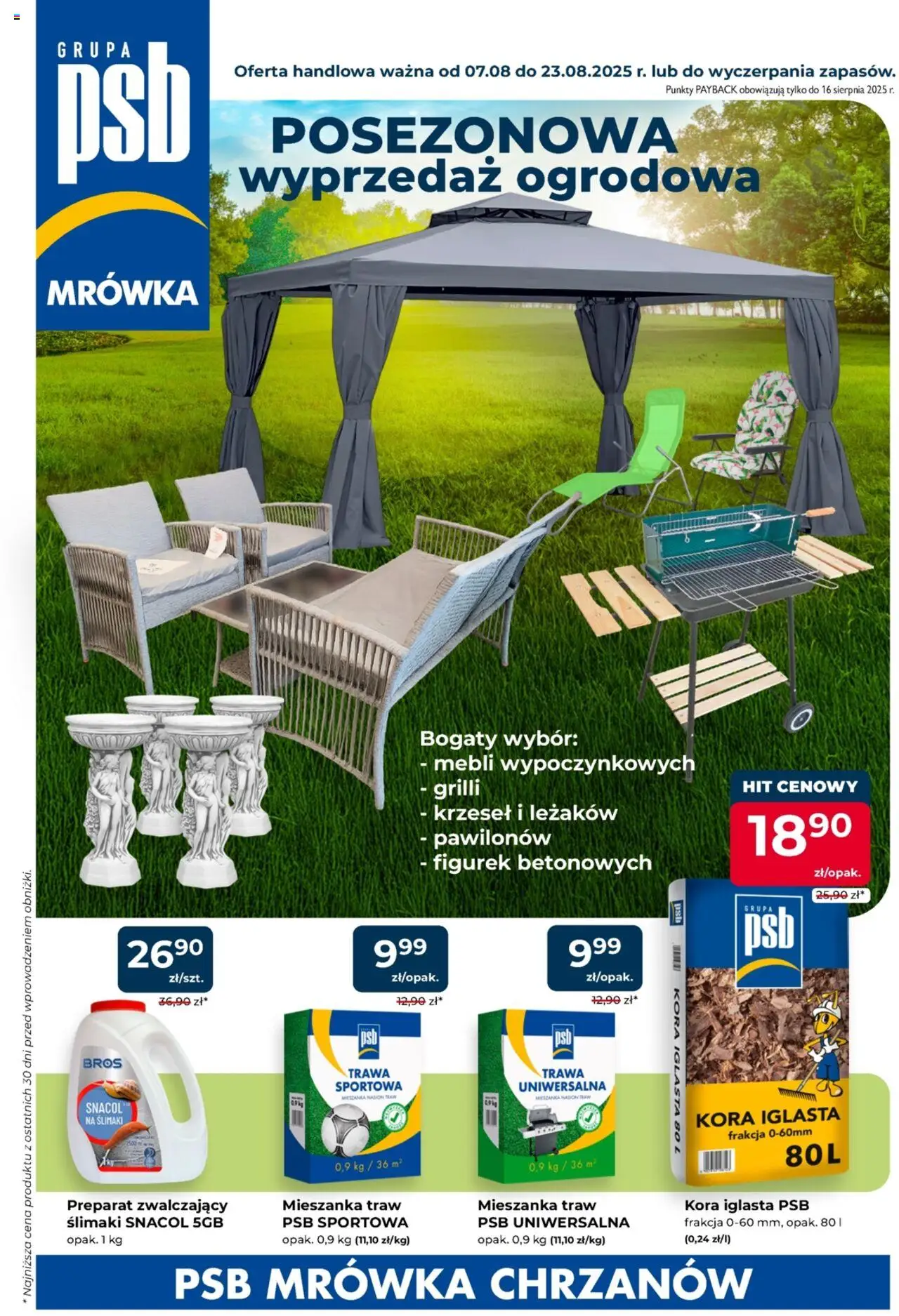 MRÓWKA Gazetka 07.08.2025 - 23.08.2025 - Gazetka promocyjna - Numer strony 1