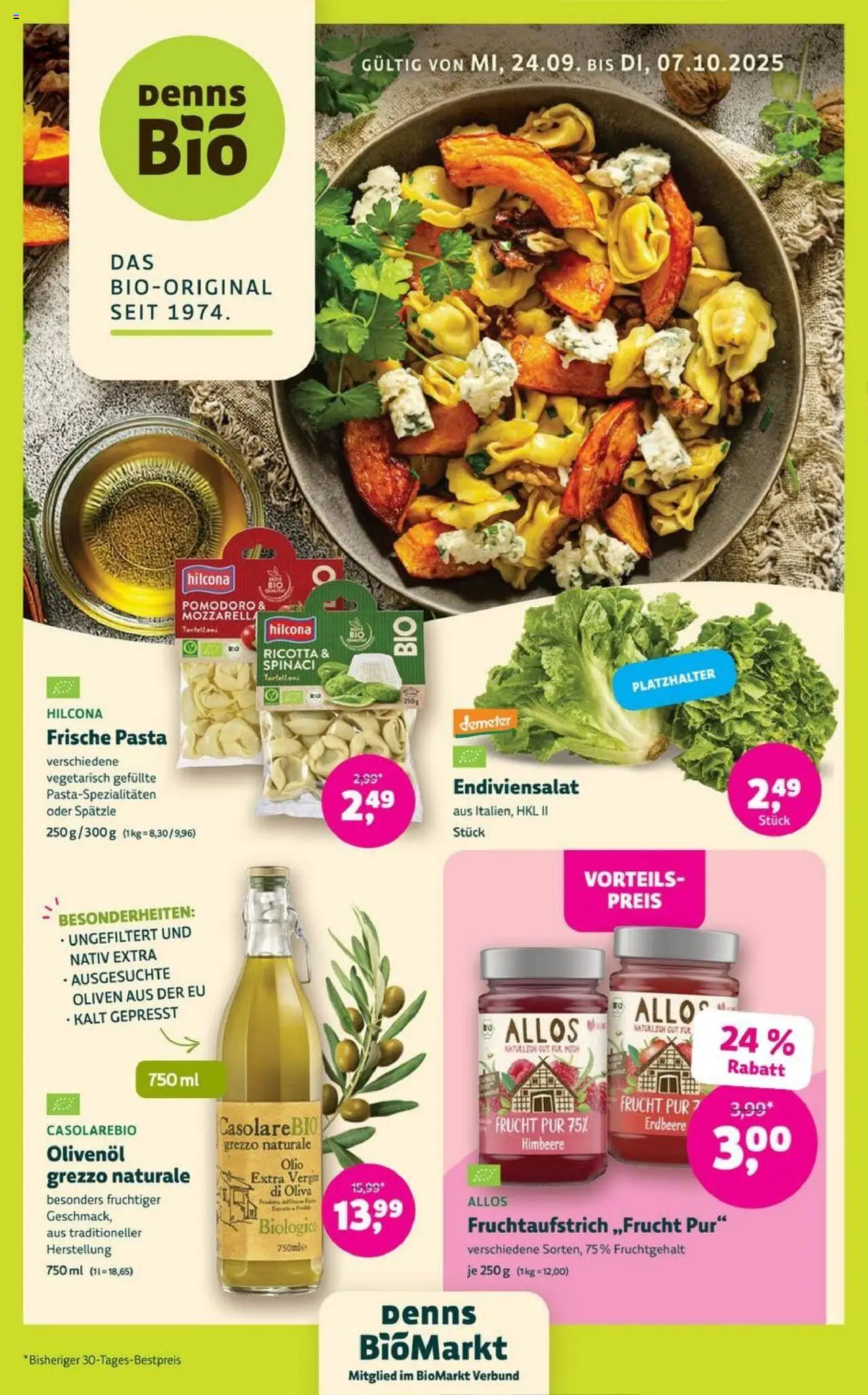 Denns BioMarkt Angebote (vom 24.09.2025 - 07.10.2025)