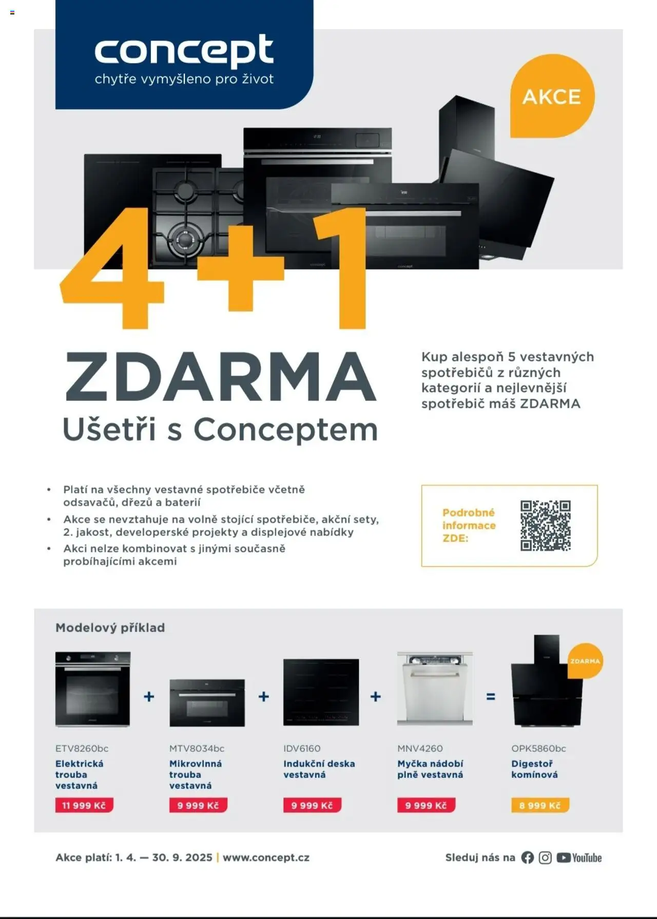  Elektro Spáčil Leták (01.04.2025 - 31.08.2025) - Myčka, Digestoř, Myčka nádobí, Trouba, Nádobí