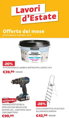 Anteprima dell'opuscolo Attuale volantino dal negozio Brico Center valido da 30/07/2025