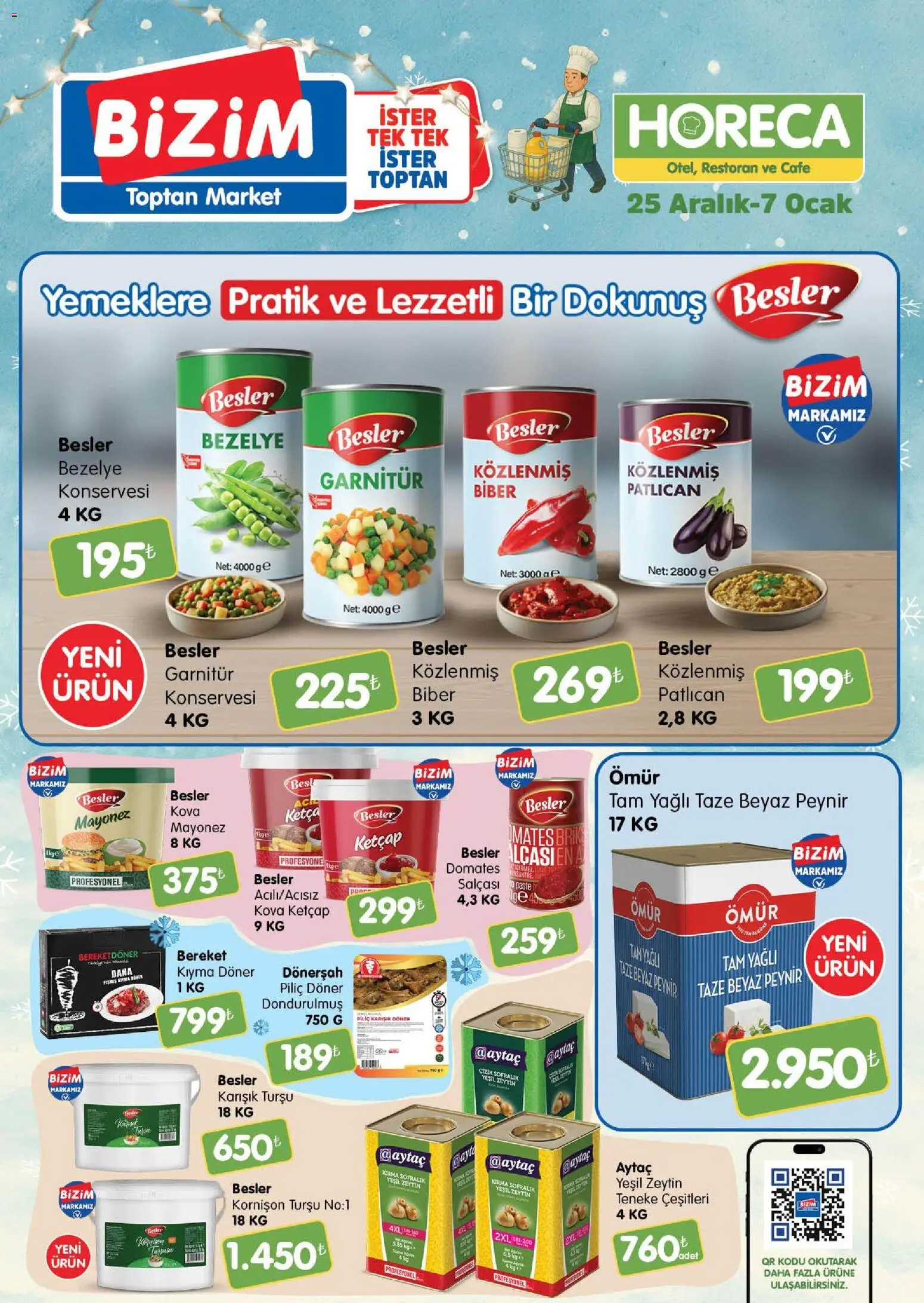 Bizim Toptan Horeca kataloğu 25.12.2025 - Broşürünün önizlemesi