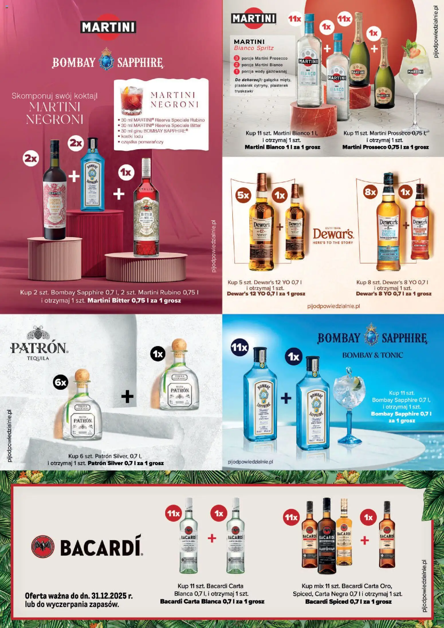 Pogląd gazetki "Bacardi" ze sklepu Makro ważnej od 25.11.2025 - Prosecco, Truskawki, Bacardi, Bombay Sapphire, Koktajl, Tonic, Kostki lodu, Bacardi spiced