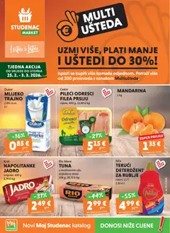 Pregled letka Tjedna Akcija trgovine Studenac vrijedi od 25.02.2026