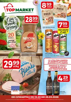 Pogląd gazetki "Top Market gazetka" ze sklepu Top Market ważnej od 19.03.2026