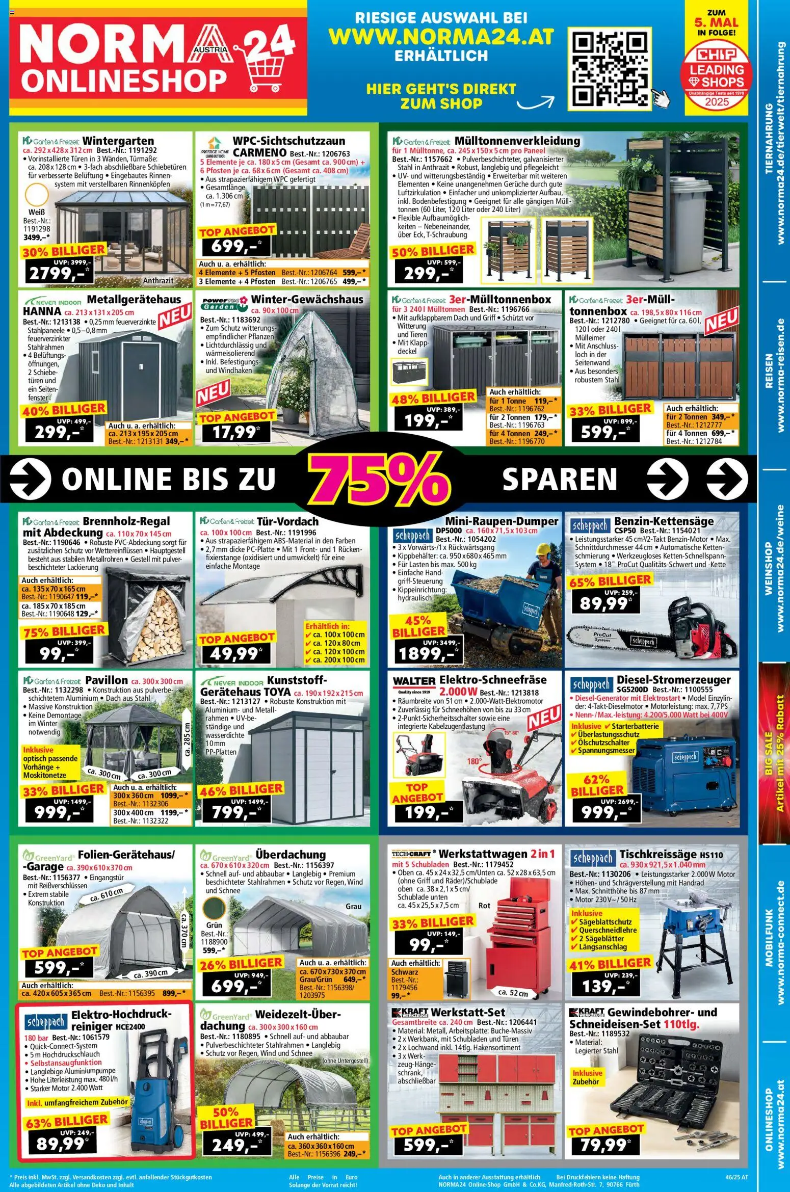 Vorschau der Angebote: Norma Online shop gültig ab 09.11.2025