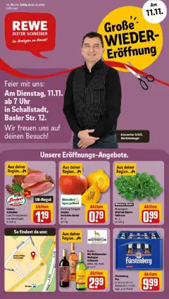Vorschau von dem Prospekt des Geschäftes Rewe, gültig ab dem 10.11.2025