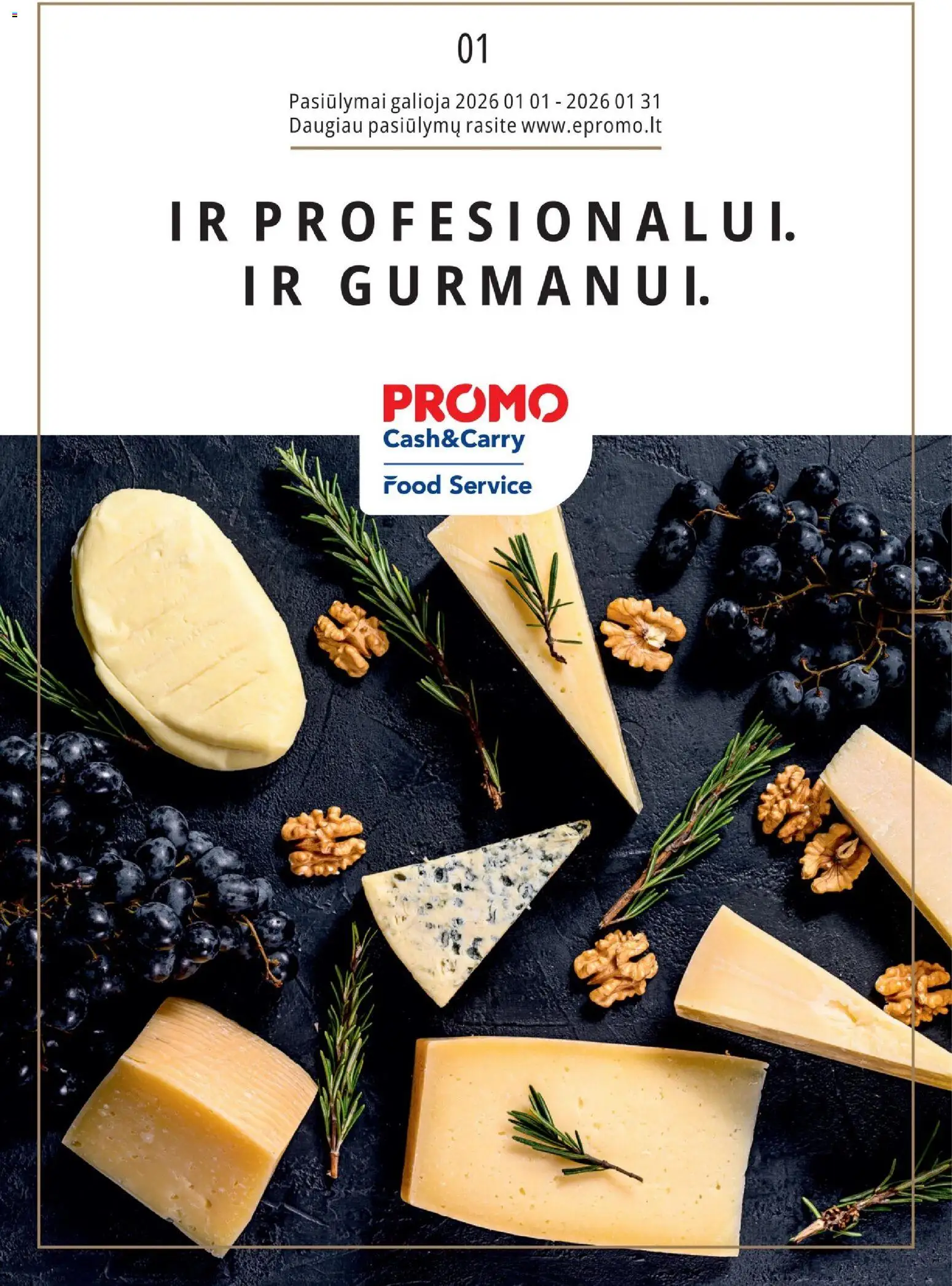 ePromo parduotuvės leidinio Leidinys - Food service galiojančio nuo 2026.01.01 peržiūra