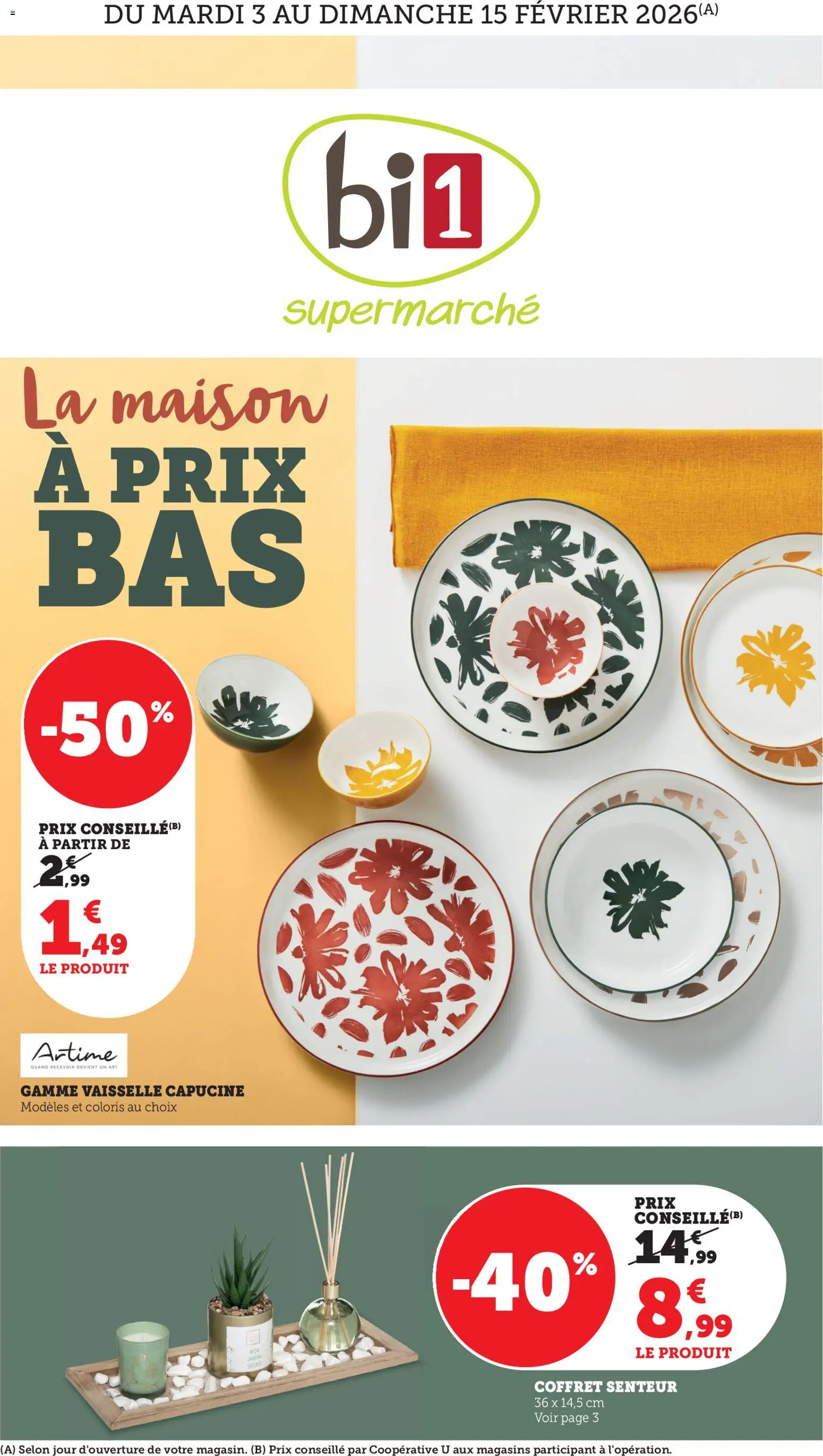 Prévisualisation de Catalogue du magasin bi1 formulaire valide 27/01/2026