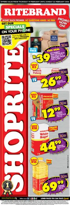 Preview of Shoprite flyer valid from 19/02/2026